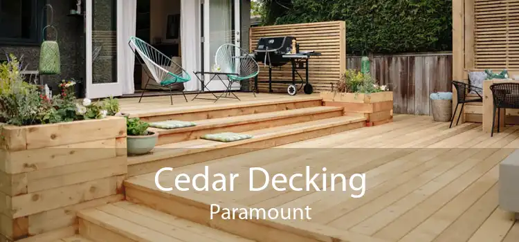 Cedar Decking Paramount