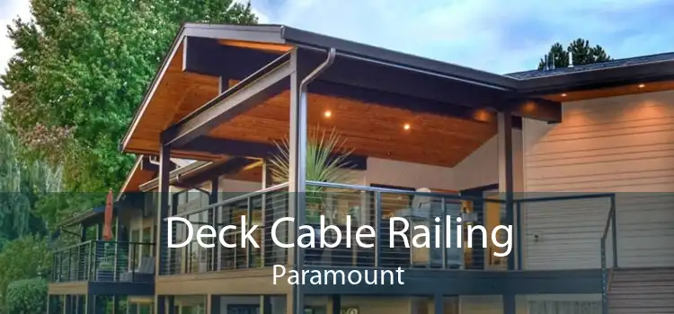 Deck Cable Railing Paramount