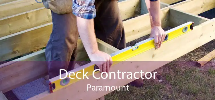 Deck Contractor Paramount