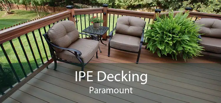 IPE Decking Paramount