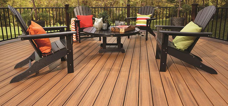 Black TREX Decking in Paramount, CA