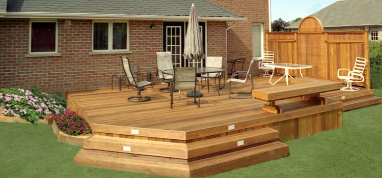 Cedar Composite Decking in Paramount, CA